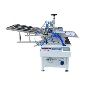 HLT-TB Series Automatic Paper Tube Labeling Machine with high-speed 40 cans/min output