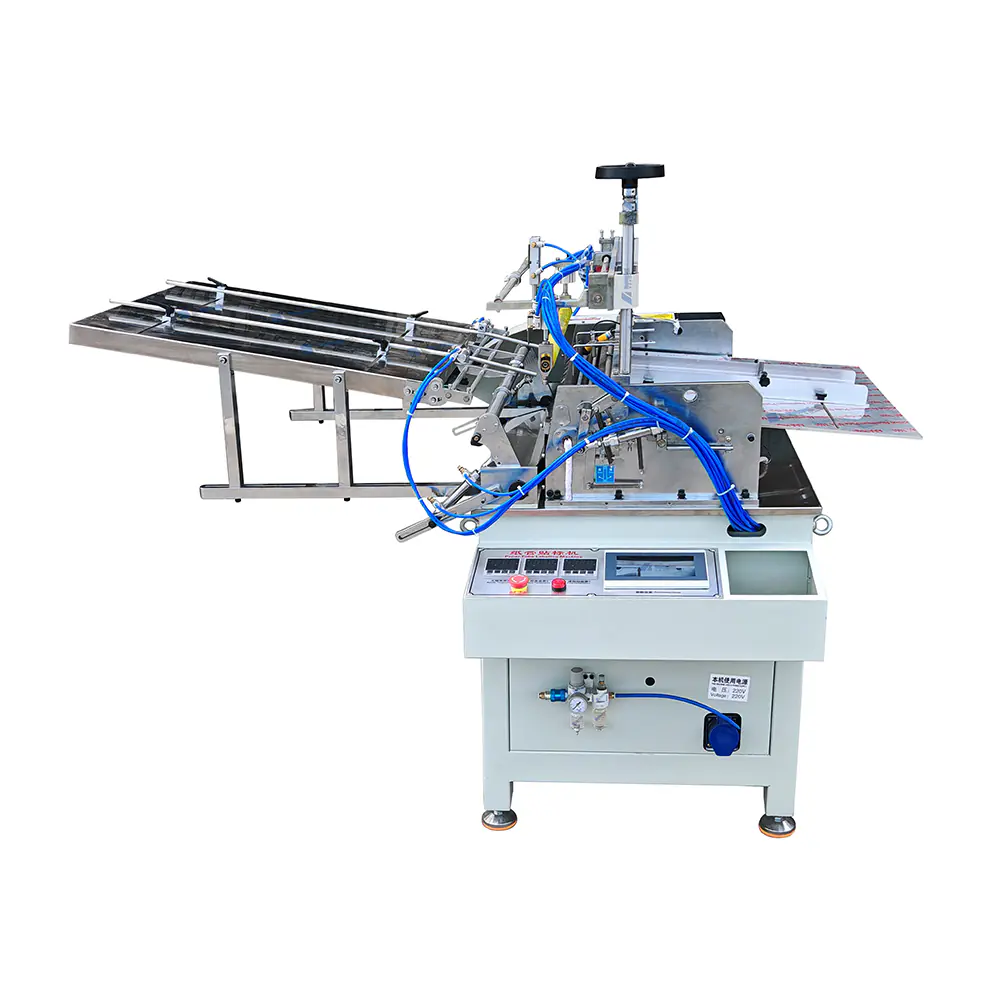 HLT-TB Series Automatic Paper Tube Labeling Machine with high-speed 40 cans/min output