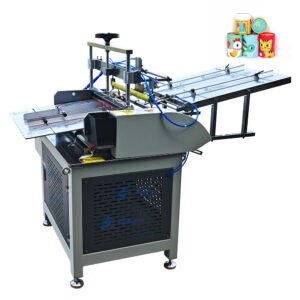 A professional HLT-TB Series Composite Can Labeling System featuring a PLC touch screen and automatic tube drop mechanism.