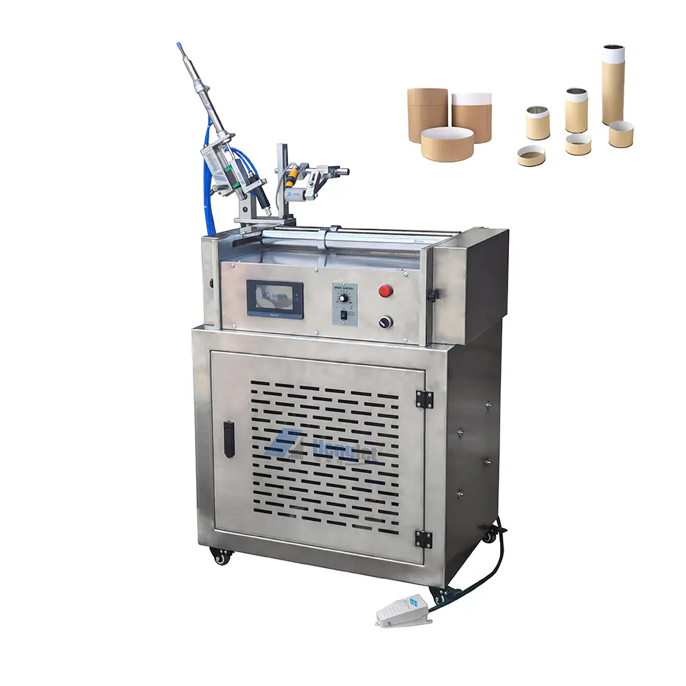 High-Speed PLC-Controlled Paper Tube Gluing Machine | Fast, Reliable for 30-200mm Tube Production - Image 9
