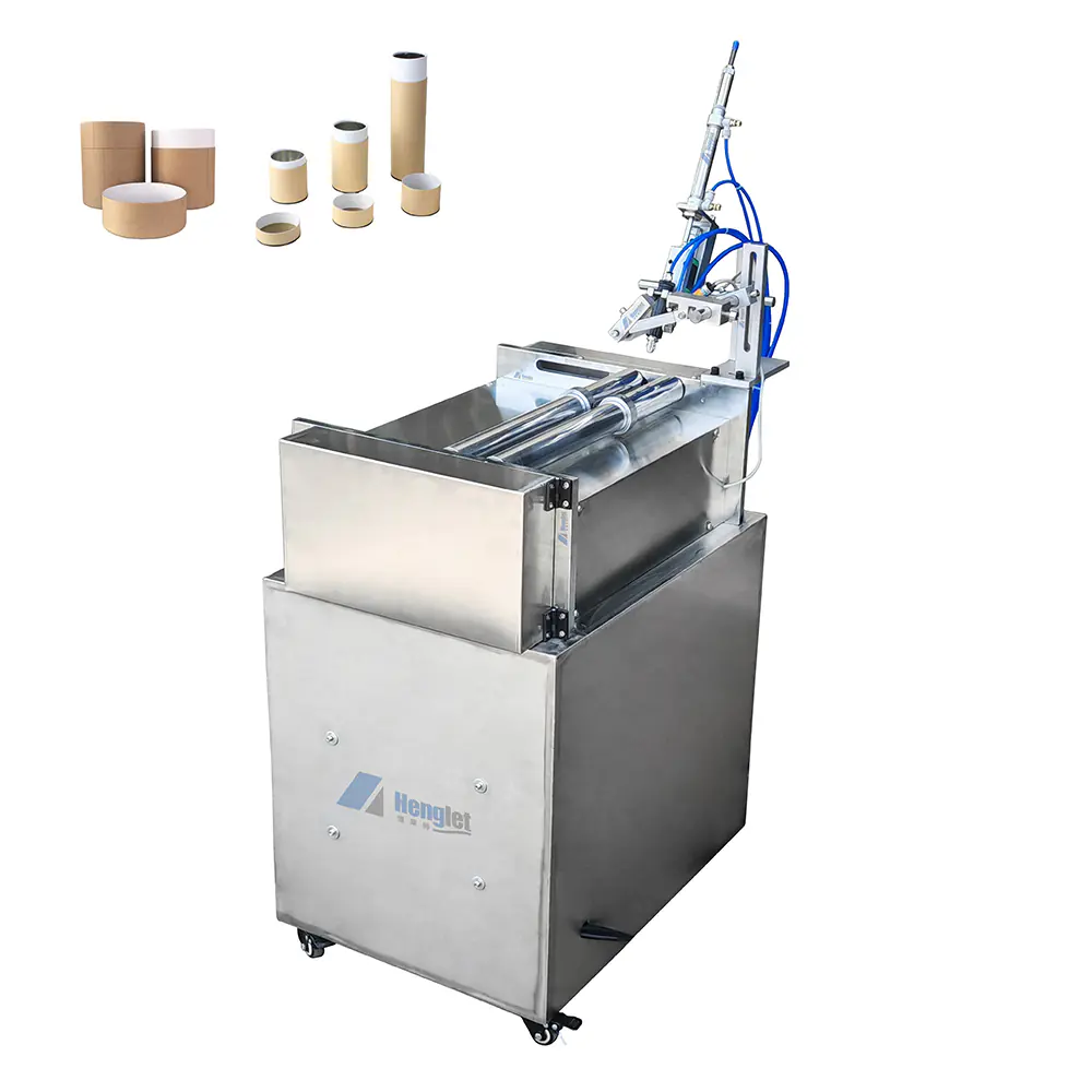 High-Speed PLC-Controlled Paper Tube Gluing Machine | Fast, Reliable for 30-200mm Tube Production - Image 8