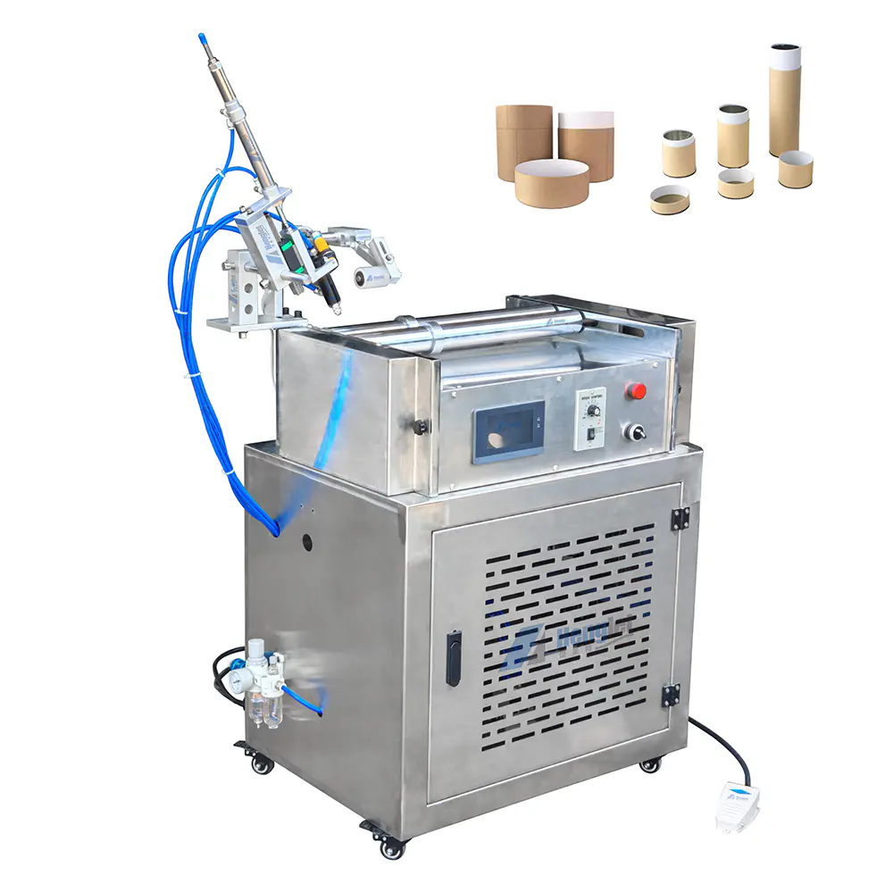 High-Speed PLC-Controlled Paper Tube Gluing Machine | Fast, Reliable for 30-200mm Tube Production - Image 6