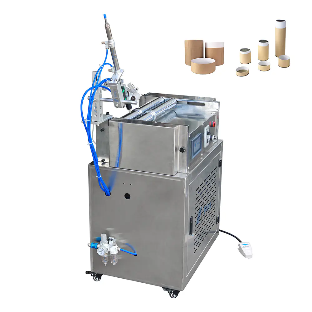 High-Speed PLC-Controlled Paper Tube Gluing Machine | Fast, Reliable for 30-200mm Tube Production - Image 5
