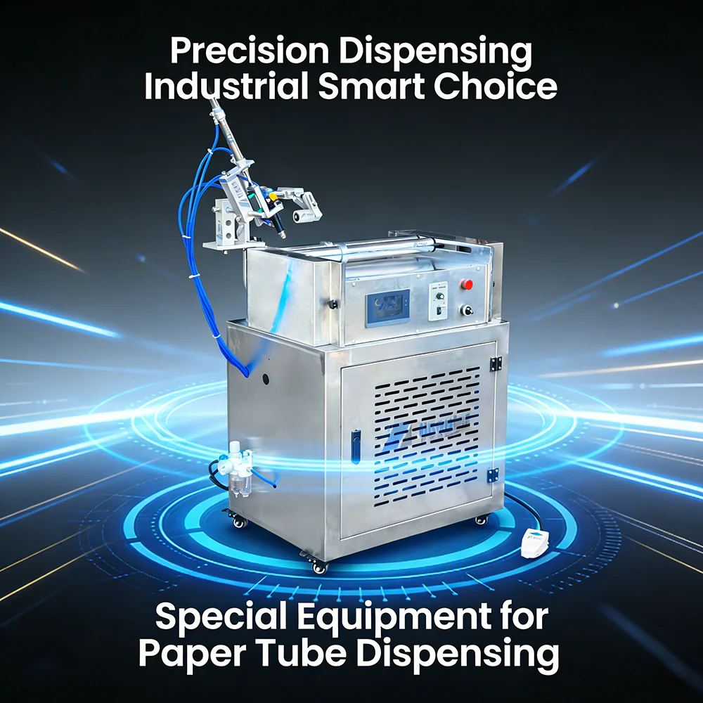 High-Speed PLC-Controlled Paper Tube Gluing Machine | Fast, Reliable for 30-200mm Tube Production - Image 2